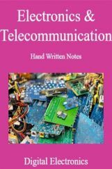 Electronics & Telecommunication Hand Written Notes Digital Electronics Electronics & Telecommunication Hand Written Notes Digital Electronics